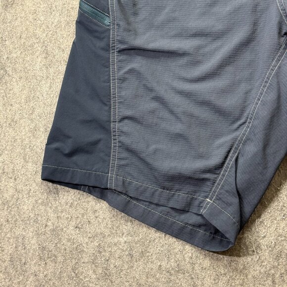 Kuhl Mutiny River Shorts Men 30 Blue Nylon Stretch Zip Cargo 10" 5048 - Picture 5 of 15